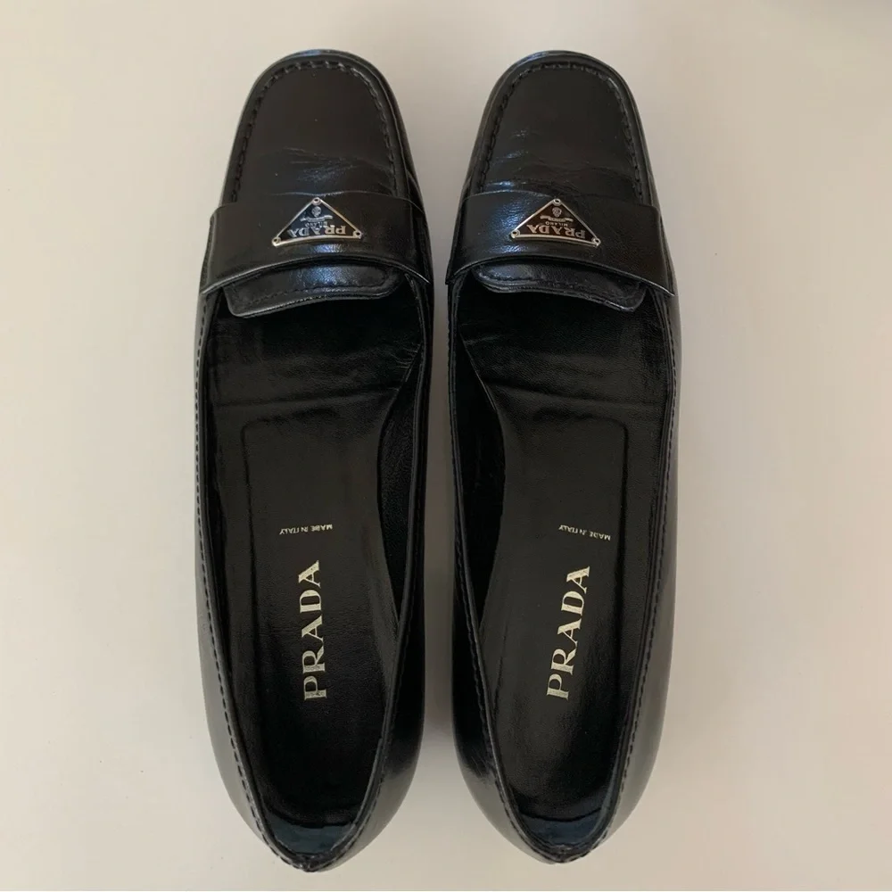 Prada Women’s Size 38 Calzature Donna Loafers - Picture 8 of 11